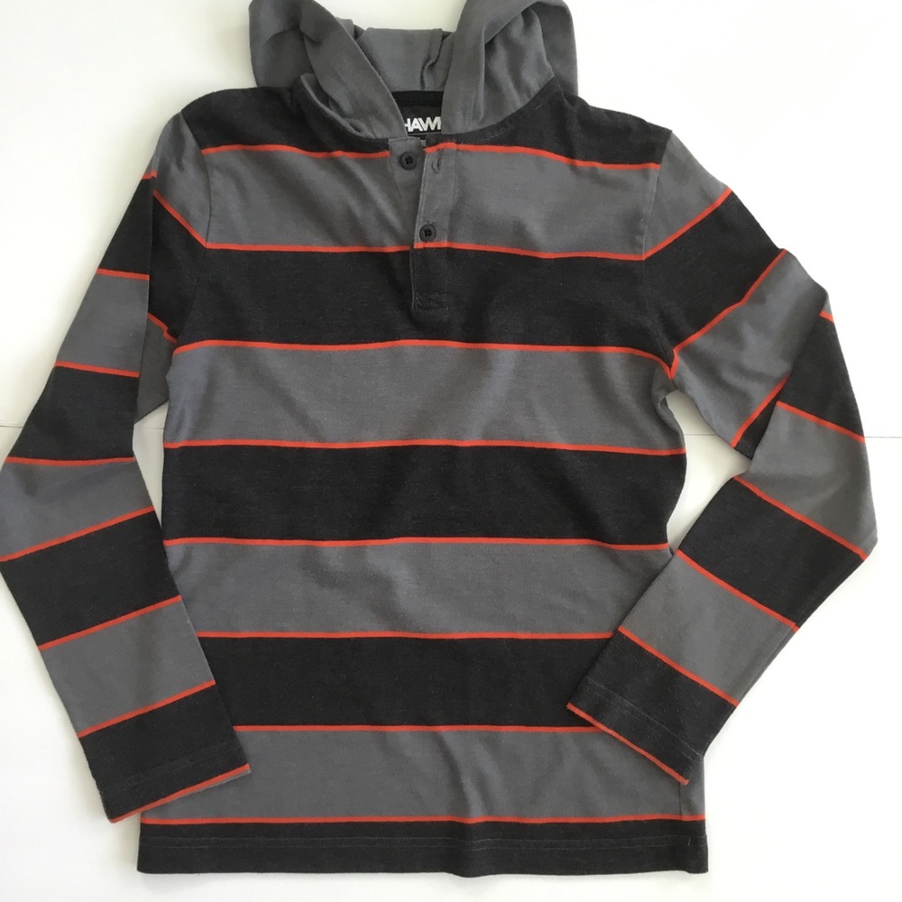 Tony Hawk Boys Hooded T-Shirt Long Sleeved Size M